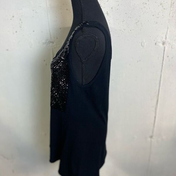 #155 YOANA BARASCHI Sequin Knit Tank Top - Picture 11 of 13